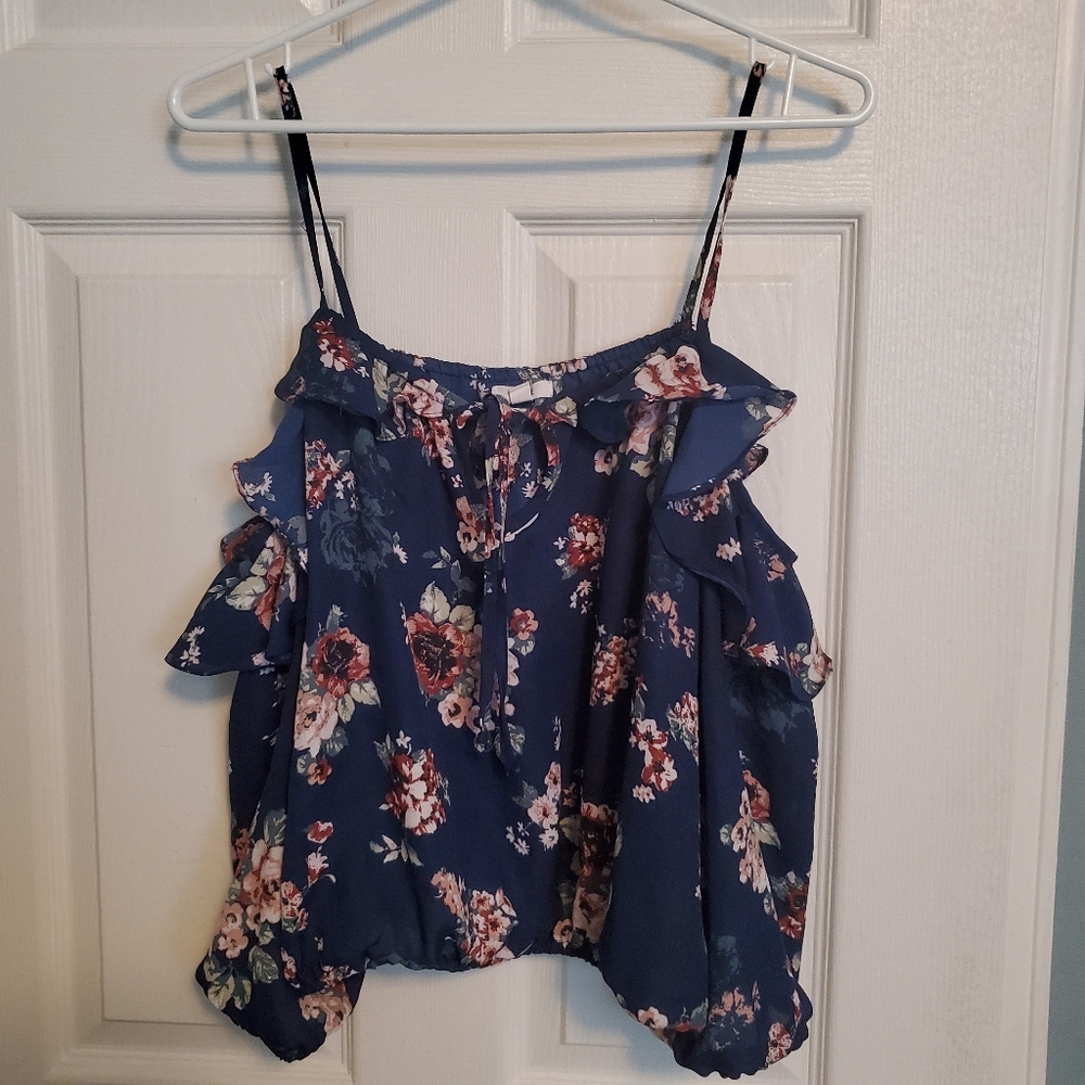 Ardene Floral Off-the-shoulder Top